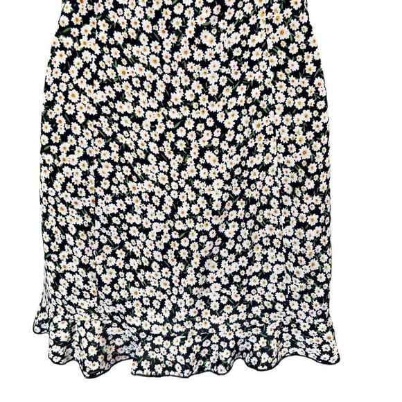 Princess Polly McLeod Blue Floral Drawstring Ruched Halter Ruffle Mini Dress - Picture 4 of 16